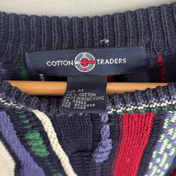 Vintage 90's Boston Traders Knit Sweater Medium - Picture 4 of 4